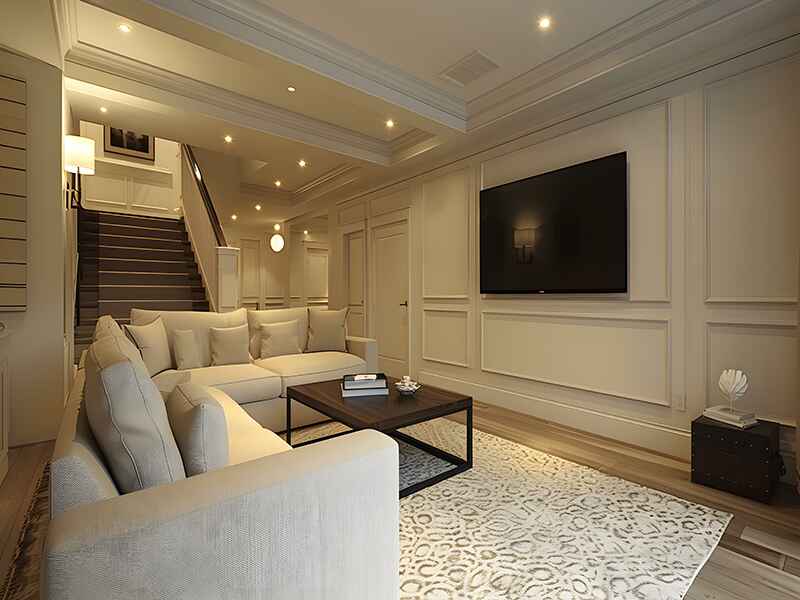 Basement renovation in Toronto by ASASA Constructions – Licensed & insured team transforming basement to modern living space